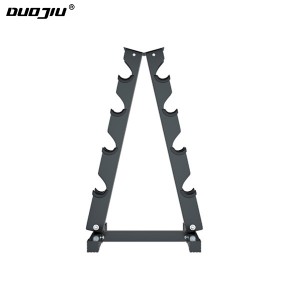 Gym Accessory A-frame 4 Tier Dumbbell Rack