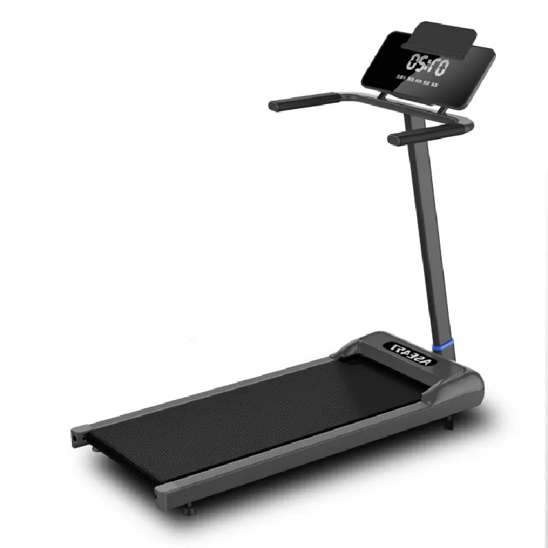 peralatan fitness 0.75HP mini electric walking pad mesin treadmill komersial Kanthi wadhah telpon