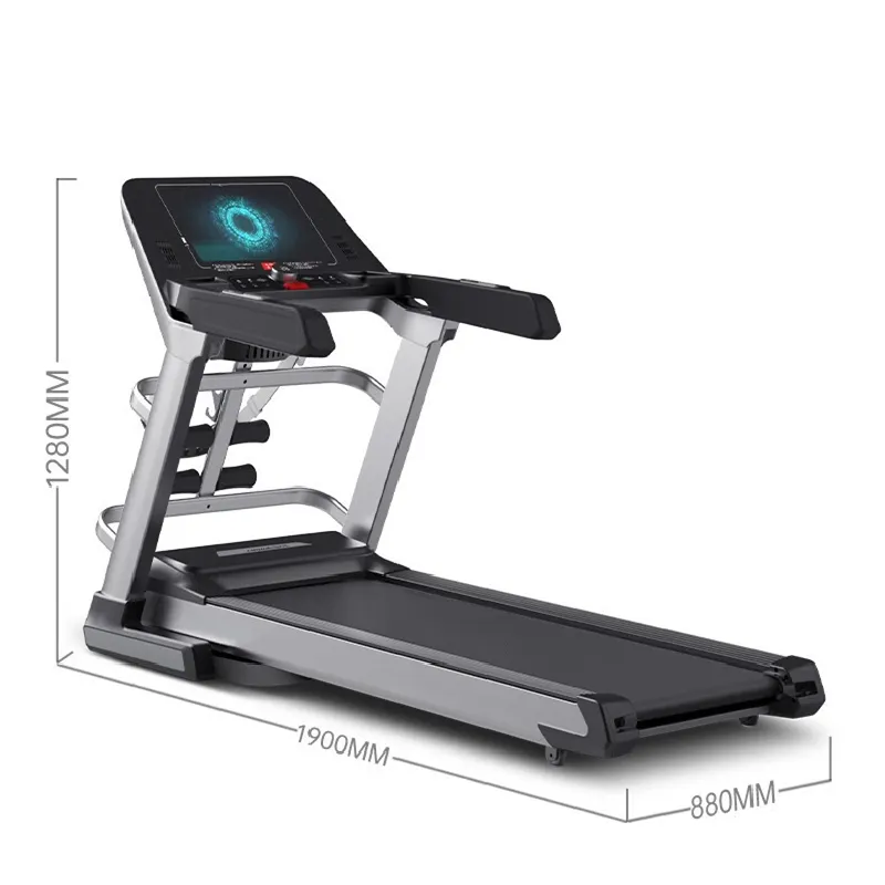 New Arrived muti-function Speed Adjustment 1-20km/h walking pad folding 15.6″ colored HD screen Treadmill for gym home use