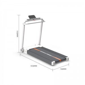 Gym equipment electric folding running machine walking pad exercise treadmill para sa body building