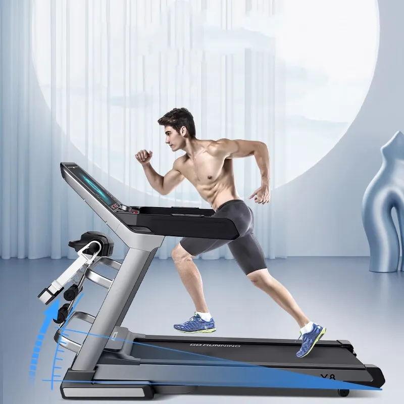 Мошини давидан дар беруни фитнес тиҷоратии 2023 4hp 5hp Treadmill