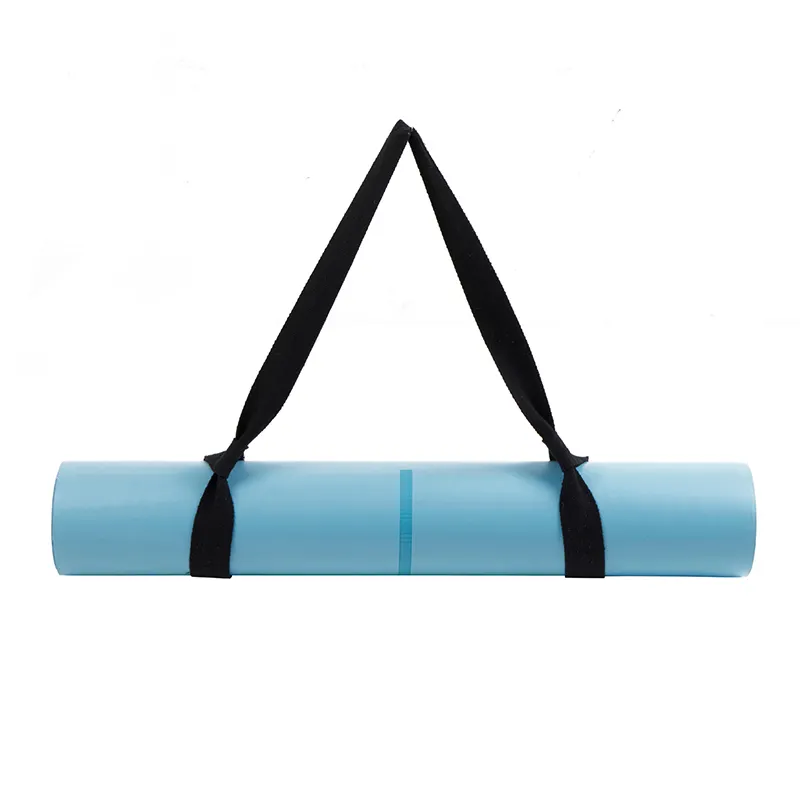 Заводская цена Экологичный противоскользящий коврик для йоги из искусственной кожи с логотипом на заказ для фитнес-упражнений