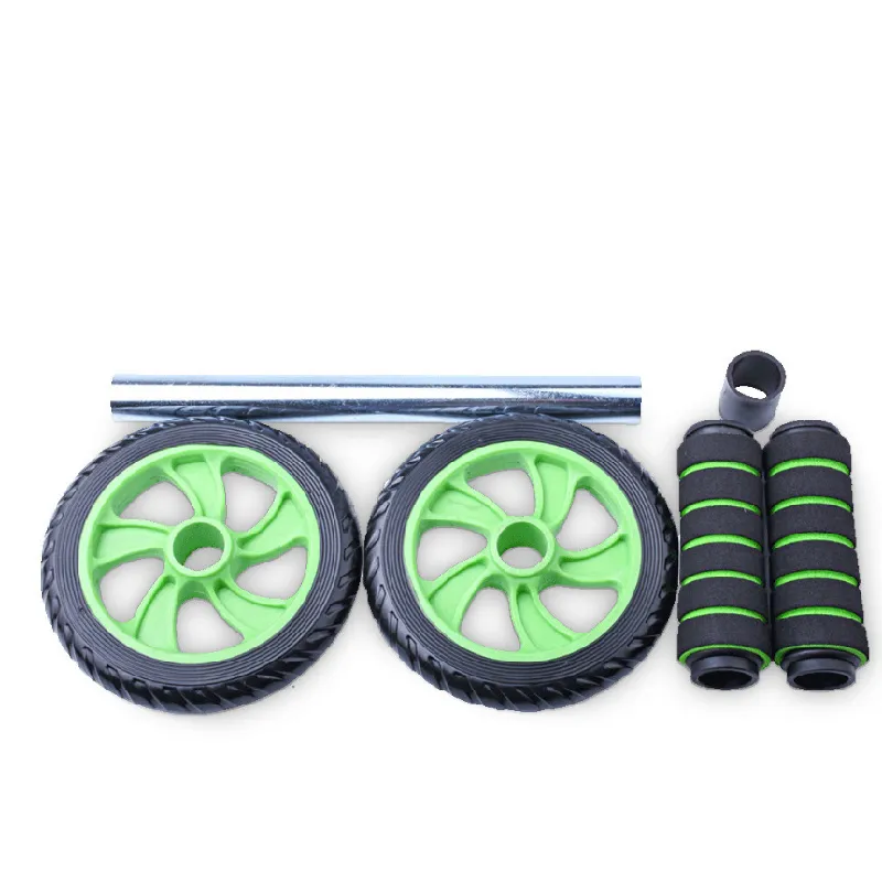 Гимнастикалык фитнес комплекттери Кардио машыгуучу курсак ролик дөңгөлөк 6 1 AB Wheel Roller Kit
