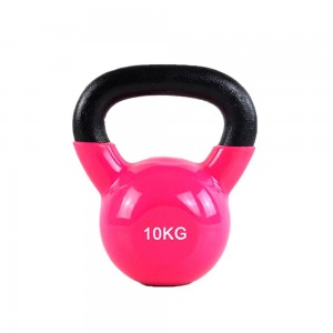 factory low price Kettlebell Size For Beginners - Color Eco-Friendly Ladies Vinyl Kettlebell  – DuoJiu