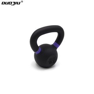 Gym Equipment Powder Coated Kettlebell for Muscles Building