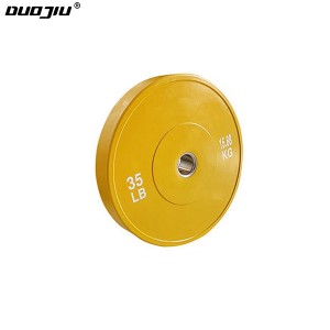 Gym Equipment PU Barbell Weight Plates in ປອນ