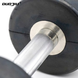 Factory Sales Fixed Round Dumbbells with Rubber Coated