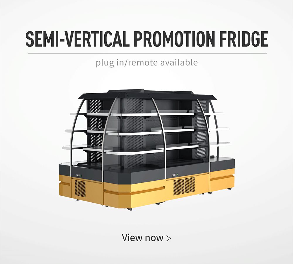 Semi-vertical Promotion fridge