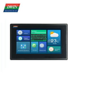 7.0 inch 800*480 500nit 65K colors Resistive touch  LVDS multimedia display With shell  IP65(Front) DVI-I Interface :HDW070_004L