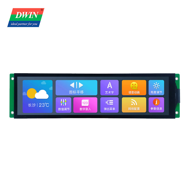 Manufacturer of  Lcd And Tft - 8.88 Inch Bar UART LCD Display  DMG19480T088-01W(Industrial Grade)  – DWIN