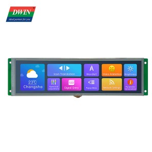 Pantalla LCD UART de barra de 8,88 pulgadas DMG19480T088-01W (grado industrial)