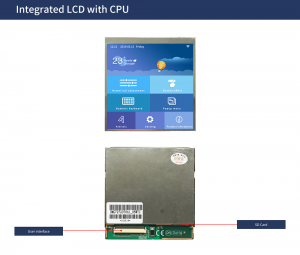 LCD INCELL cadrada de 4,1 polgadas DMG72720T041-06WTC (grado industrial)