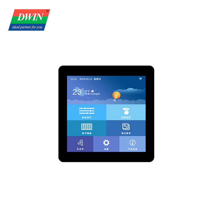 Factory making External Touchscreen Monitor - 4 Inch IOT Samrt Touch Thermostat  Model: TC040C14 U(W) 04  – DWIN