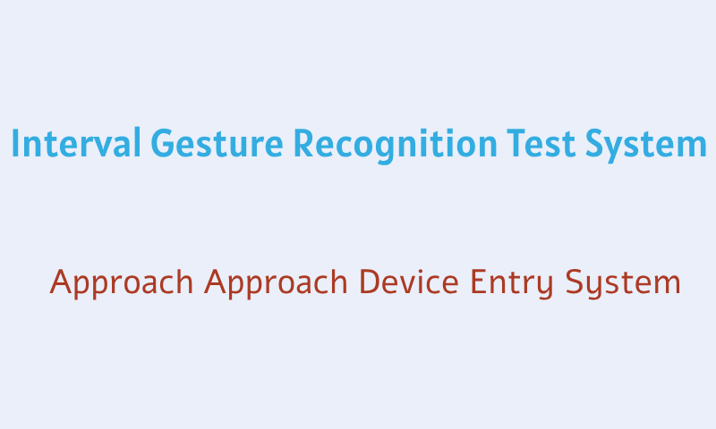 [Open Source] Interval Gesture Recognition Testy System