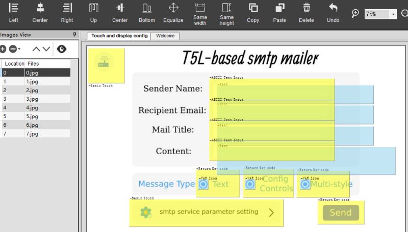 Open source T5L-monina SMTP Mailer