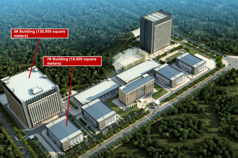 အကျယ်အဝန်း 150,000 စတုရန်းမီတာရှိသော DWIN Hunan သိပ္ပံနှင့်နည်းပညာပန်းခြံ၏ အဆင့် IV ကို တည်ဆောက်ဆဲဖြစ်သည်။
