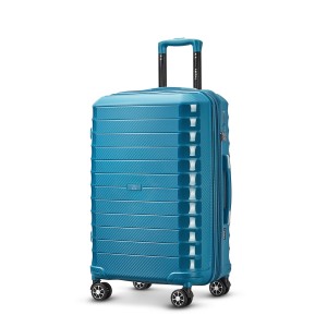 ວັດສະດຸ PP Indestructible Hard Shell Luggage Sets with TSA Lock