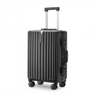 Waterproof and Strong 3pcs trolley luggage suitcase set with Aluminum Frame