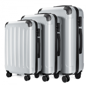 3 PCS Luggage Expandable Carry On Luggage Hardside Spinner Suitcase