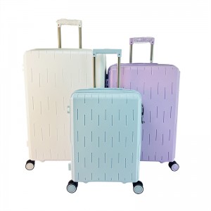 ລຸ້ນໃໝ່ລ່າສຸດຂອງ Expandable 3 pcs 100% PP luggage sets