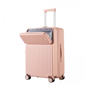 20/24inch Luggage Suitcase Set PC Spinner Trolley with pocket Compartment