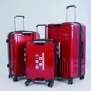 4 Metalowe zabezpieczenie narożników ABS+CP Lekki bagaż z twardą skorupą