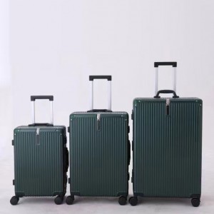 High quality PC lightweight and strong Aluminum luggage