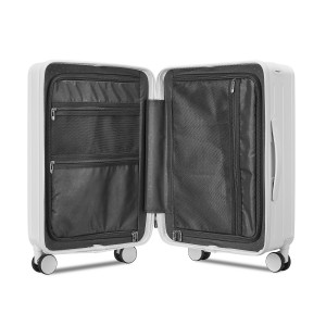 Newest Design Wide Trolley USB Port Suitcase PC Material Top Quality Luggage Sets
