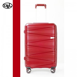 Ensemble de bagages frais durables et rigides, 3 pièces, 20/24/28 pouces