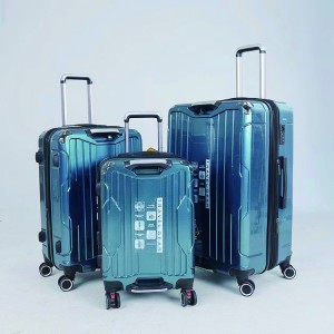 4 Metallinen Corner Guard ABS+CP Kovakuorinen kevyt matkalaukku