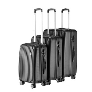 3 Piece Sets ABS Spinner Suitcase 20 inch 24 in...