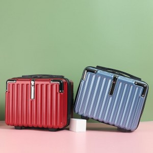 Мала козметичка футрола со тврда школка Рачен багаж за патување Пренослив куфер за шминка за носење