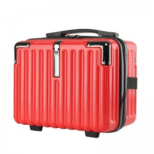 Kisméretű Hard Shell kozmetikai tok utazási kézipoggyász hordozható sminktartó bőrönd