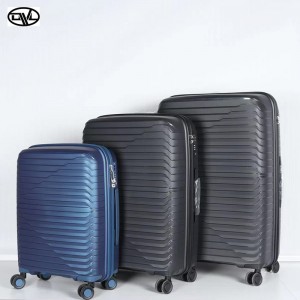 Expandable Luggage Sets of 3 With Double Spinner Wheels