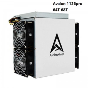 A1126 Pro 60T 64T 68T 72T Asic Miner 3420w Asic Miners Price Mining Machine Canaan Avalon