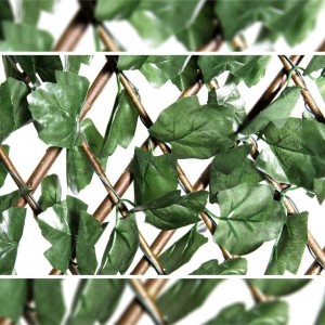Single Side Expandable Faux Artificial Ivy Fencing