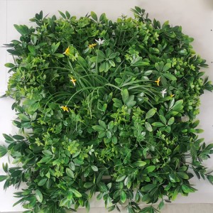 Artificial Football Grass Price - Wholesale decorative green artificial plant wall boxwood hedge for green outdoor wall – Deyuan