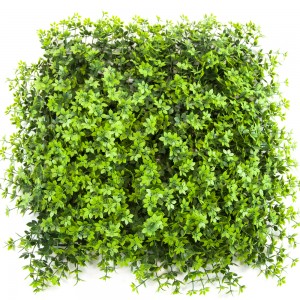 Artificial Plant Wall Vertical Garden Plastic Plant 20inch Hedge Wall Boxwood Hedge Panel Home Decoration