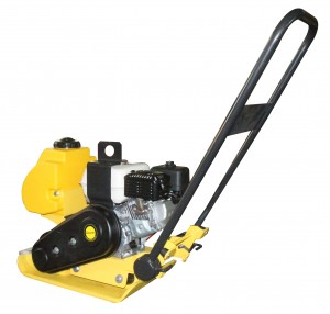 HZR-70  Plate compactor with water tank damping pad traveling wheel can be selected
