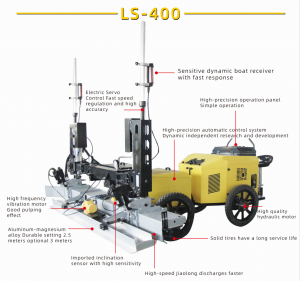 LS-400 Four-wheel driving Laser Screed