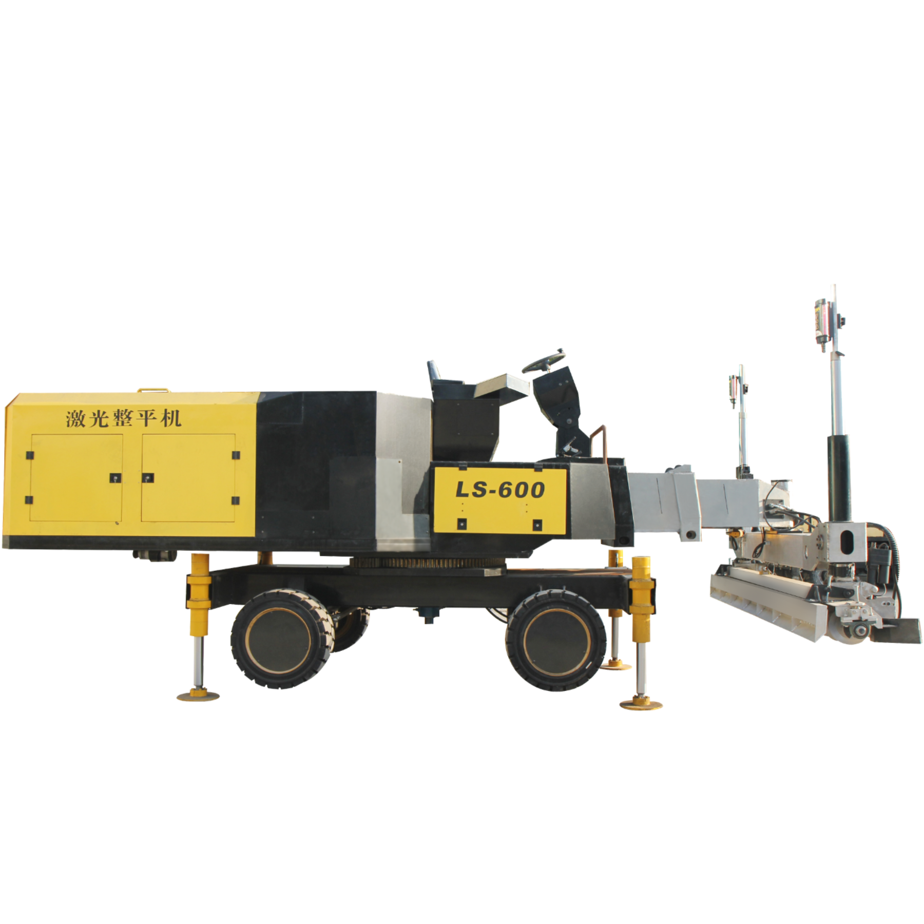 LS-600 Large Telescopic boom Concrete Laser Screed Featured Image