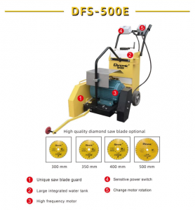 DFS-500E električni rezač betona