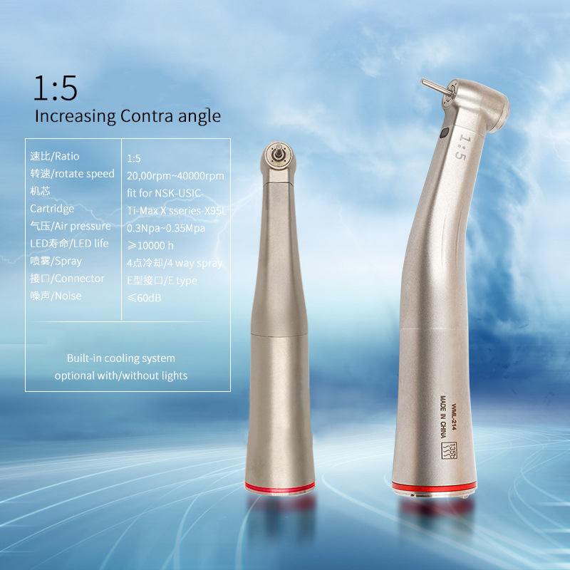 HD53 Dental 1:5 Manipolo dentale a gomito con aumento della velocità