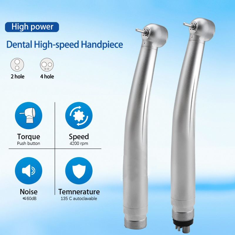 HD56 Ceramic Bearing Anti-Suckback Dental Turbine High Speed ​​Handpiece