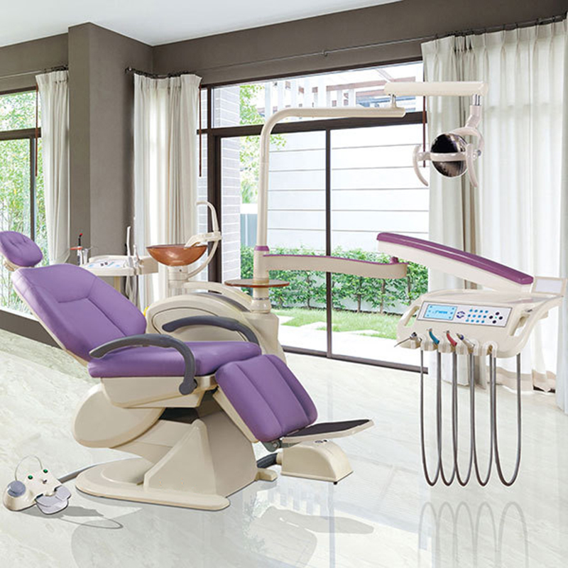 Fabbrica OEM Equipamentu Dentale Personalizatu DC01 Chair Dental Tri-fold