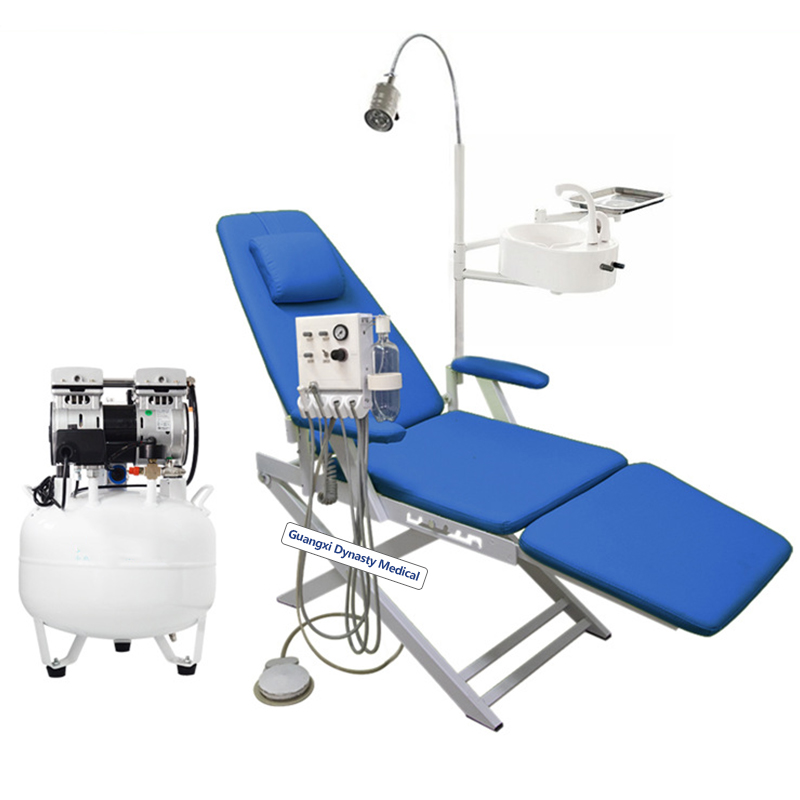 Fabrieksprijs Tandheelkundige apparatuur DC04 Eenvoudige opvouwbare tandartsstoel