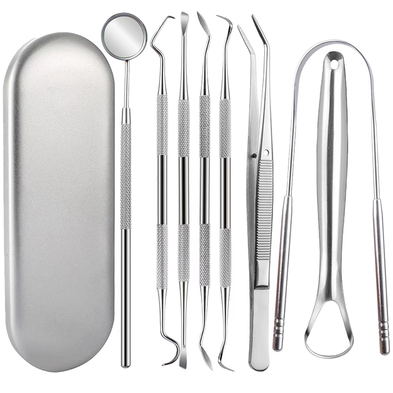 HC09 304 Stainless Steel Dental Calculus Cleaning Tool Kit