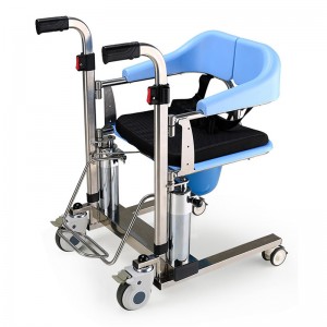 OEM veleprodaja RT-115 304 čelična dizalica za prijenos pacijenata za starije osobe i odrasle s 4 kotača