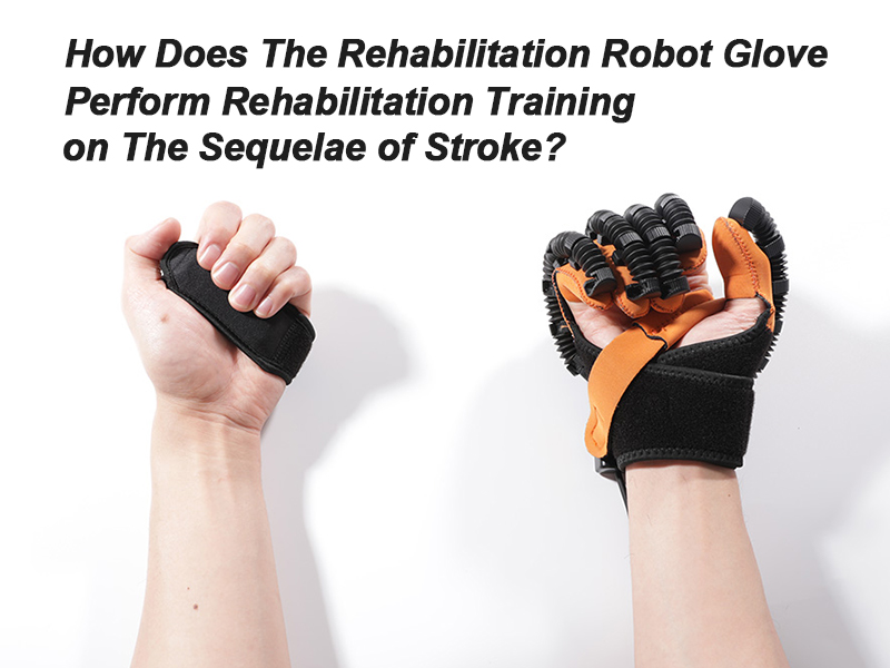 リハビリロボットグローブはどのようにして脳卒中後遺症のリハビリトレーニングを行うのでしょうか？