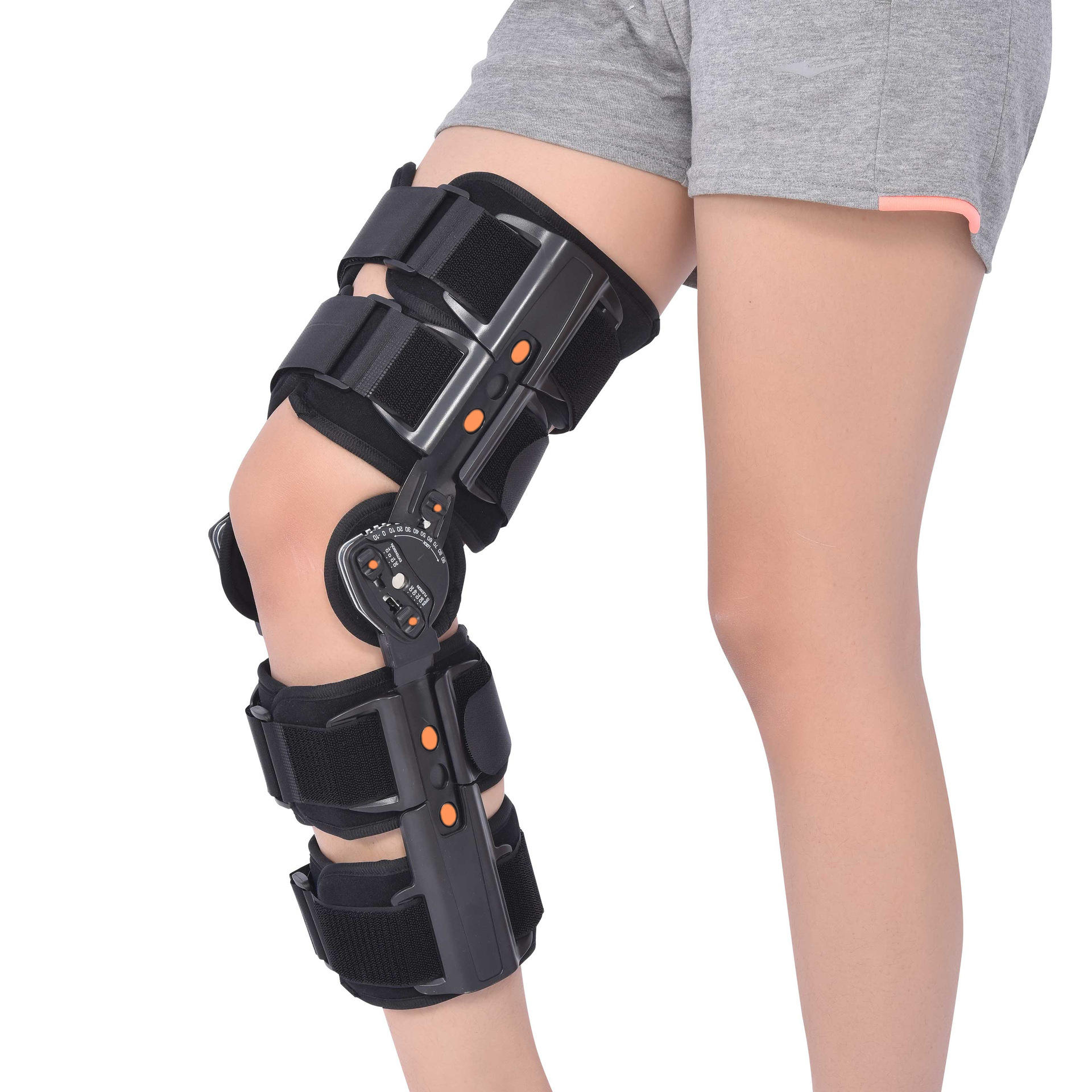 RG-021 膝關節和腿部固定支架，用於膝關節骨折術後復健固定